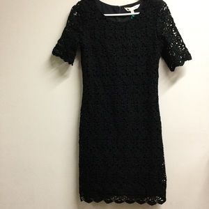 Yumi Black Lace Dress Sz 0/2